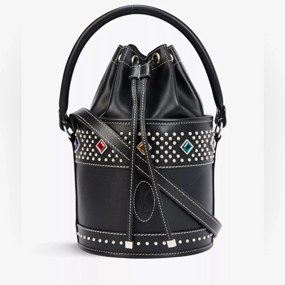 Saint Laurent Bahia Small Bucket‎ Bag black